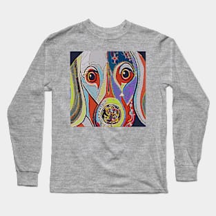 Contemporary Dachshund Long Sleeve T-Shirt